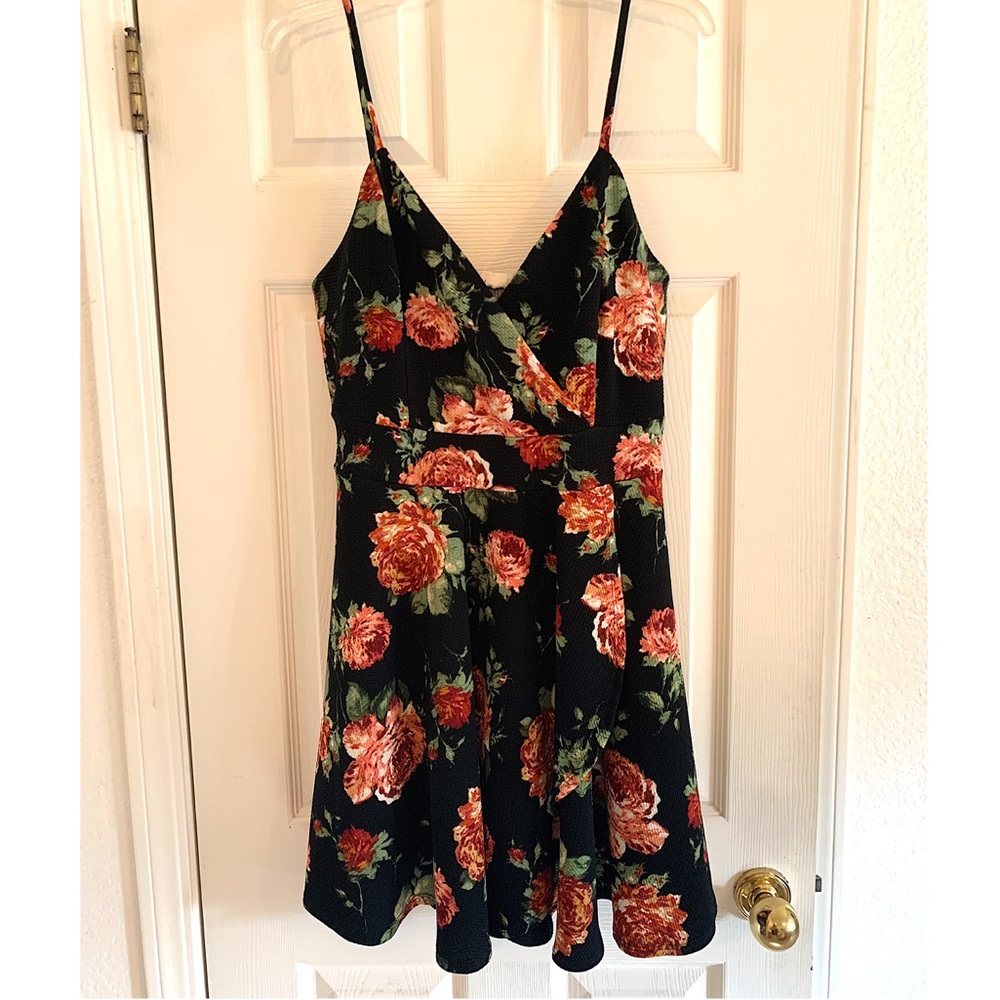 Black Floral Dress